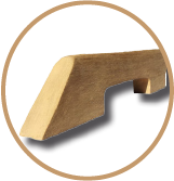 Handrail kunststof teak