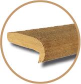 Potdeksel kunststof teak